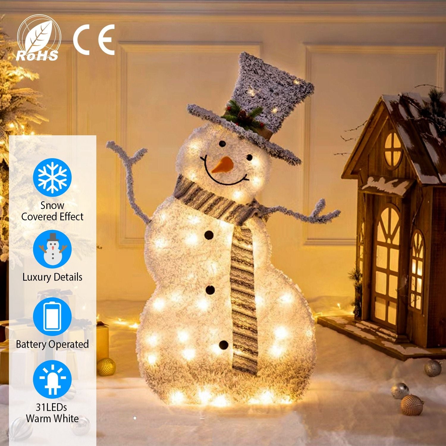 LED Christmas Snowman