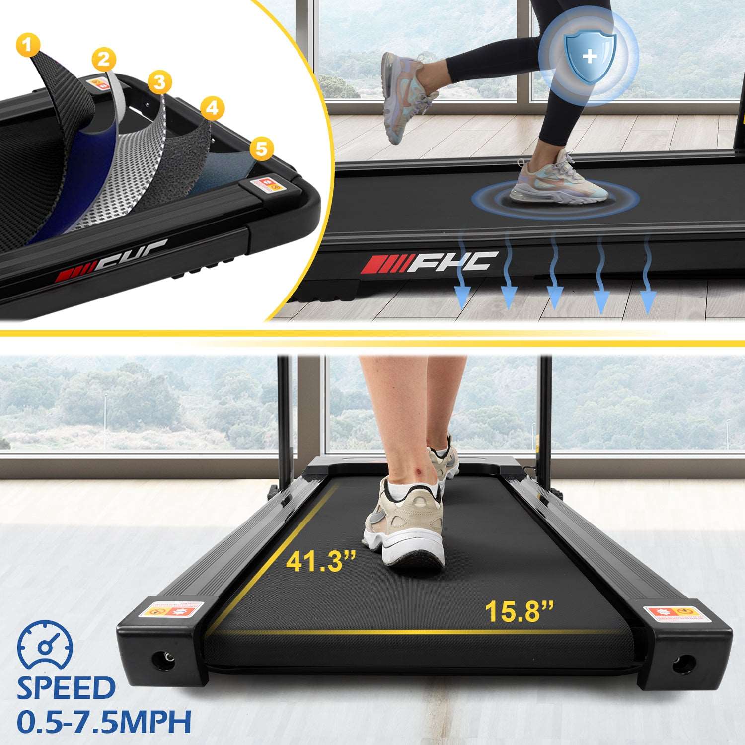 2 in 1 Under Desk Treadmill