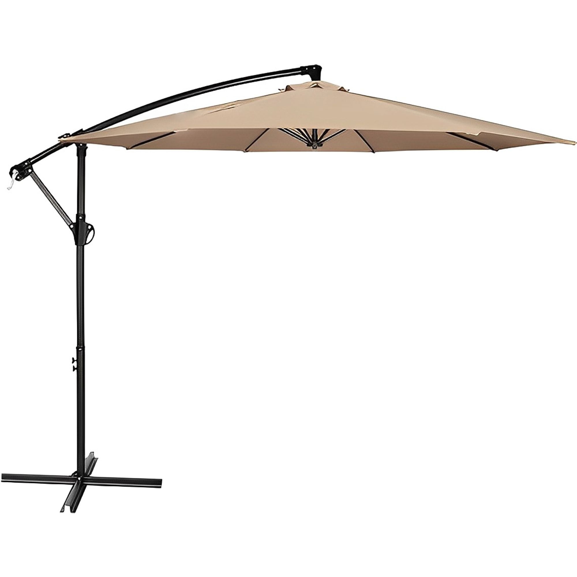 10 ft. Steel Patio Umbrella with Crank Lift