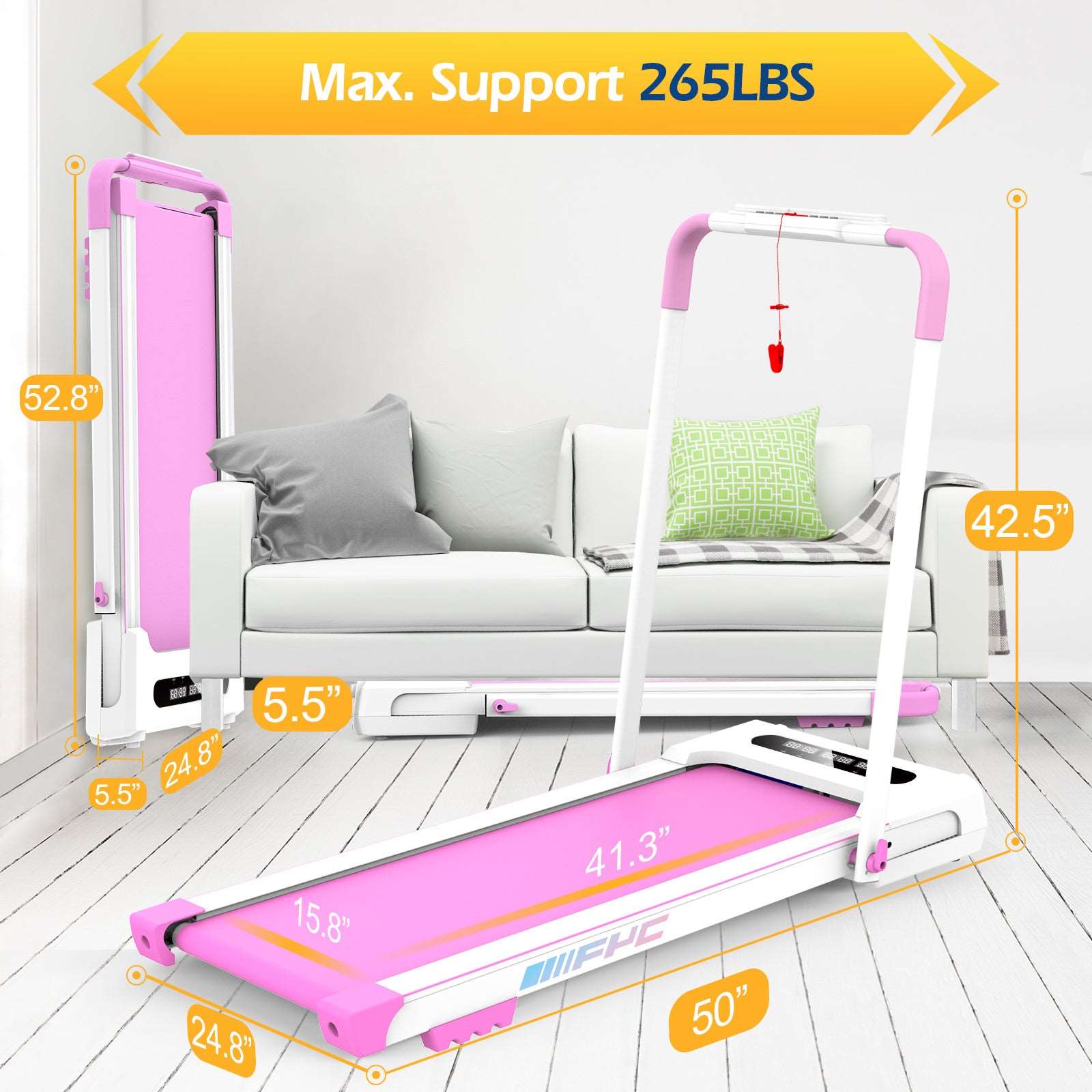 2 in 1 Under Desk Treadmill