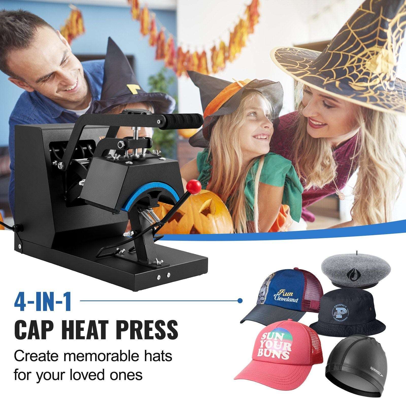 4-in-1 Cap Heat Press Machine