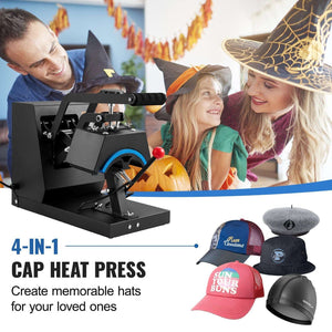 4-in-1 Cap Heat Press Machine