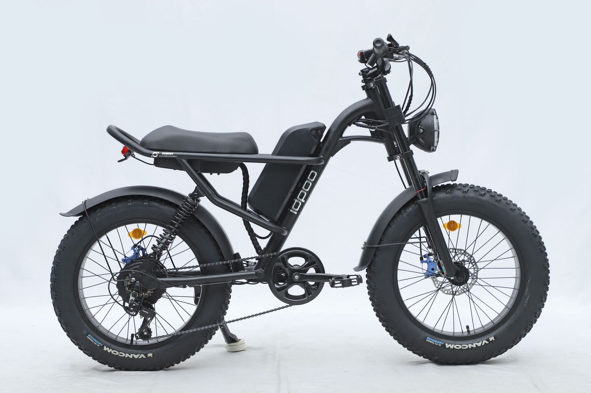 Ebike 750W Motor, 48V 15.6Ah Battery, 20" Fat Tire, Max Speed 28 MPH, 25 Mile Range, Double Shock Absorption