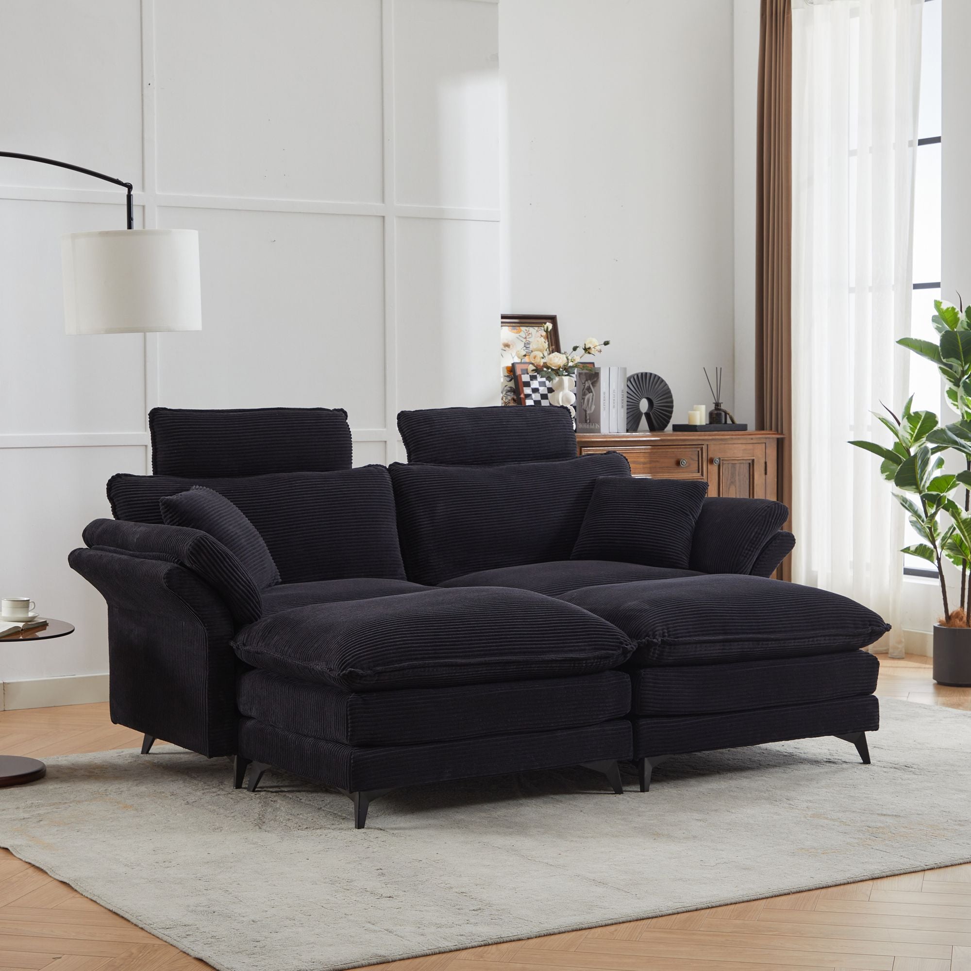 Deep Seat Sectional Sofa