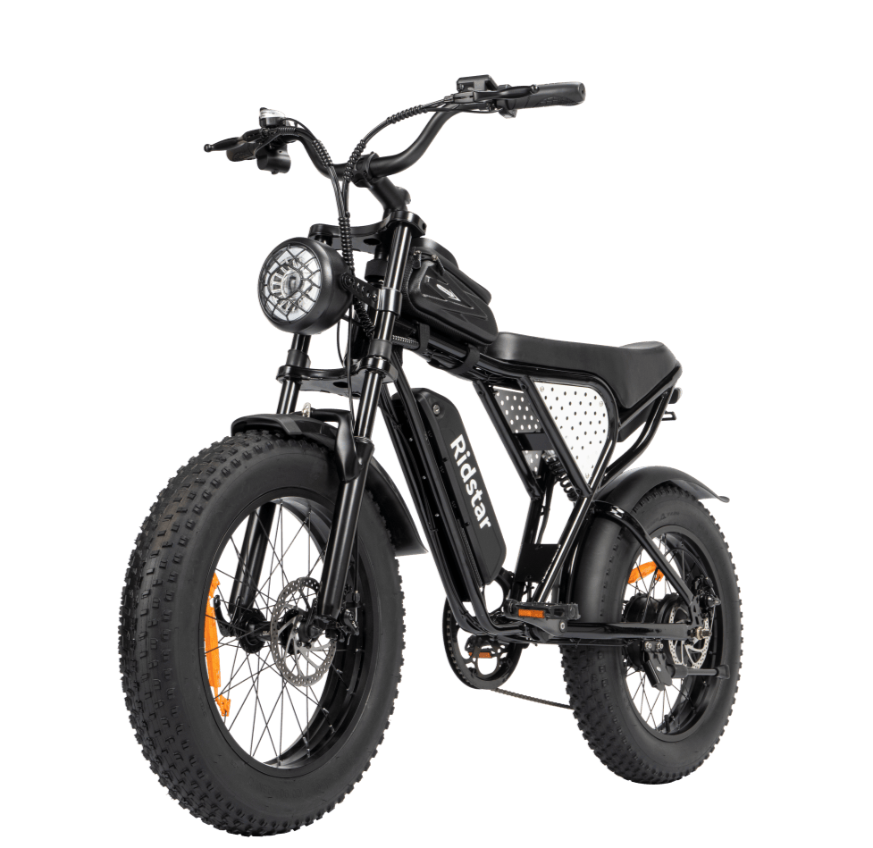 Off-Road Electric Bike 1000W – 20Ah Battery, Durable All-Terrain E-Bike in Black