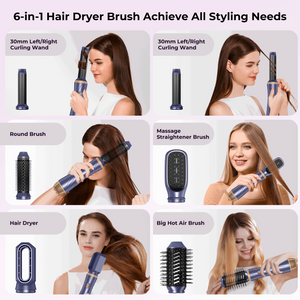 5 in 1 Detachable Hair Brush Dryer