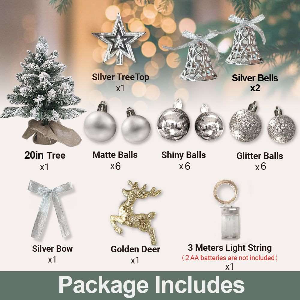 22in Mini Christmas Tree with Light