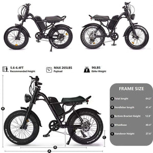 750W Mountain Electric Bicycle