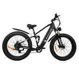 48V 12AH Lithium Battery 500W Fat Tire Electric Mountain Bike – Shimano 8-Speed Gears