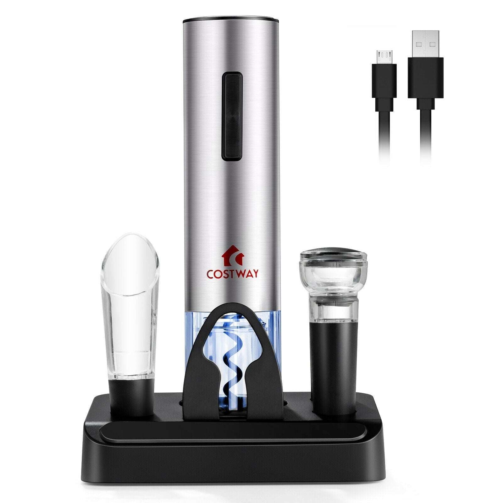 6-in-1 Electric Wine Bottle Opener Set