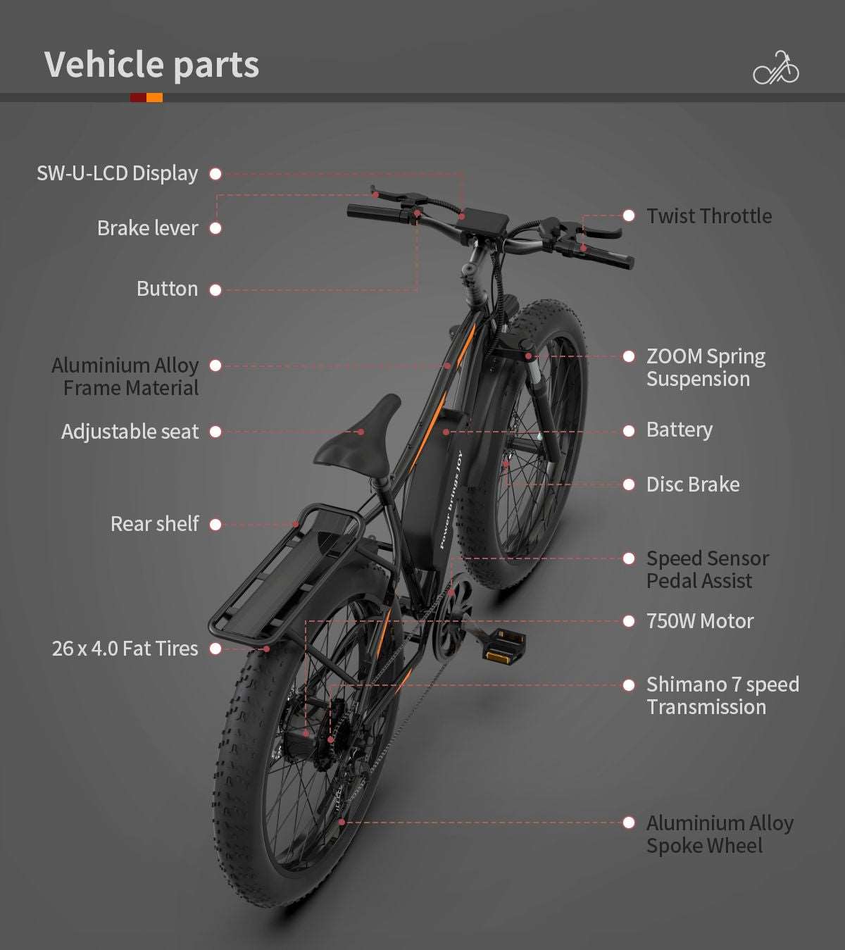 750W Electric Bike