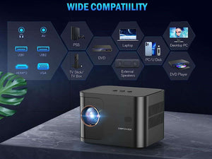 5G WiFi Mini Bluetooth Projector