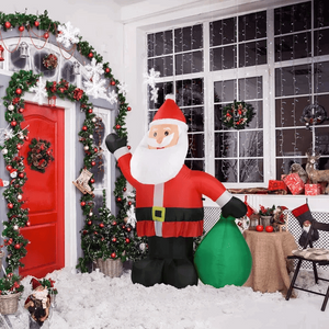 6 FT Inflatable Santa Claus With LED Lights