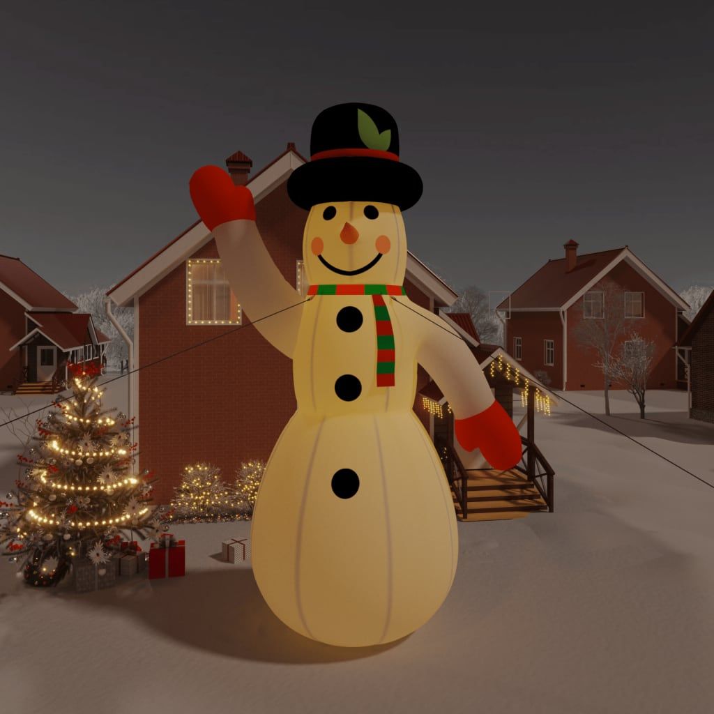 Christmas Inflatable Snowman with LEDs 316.9"