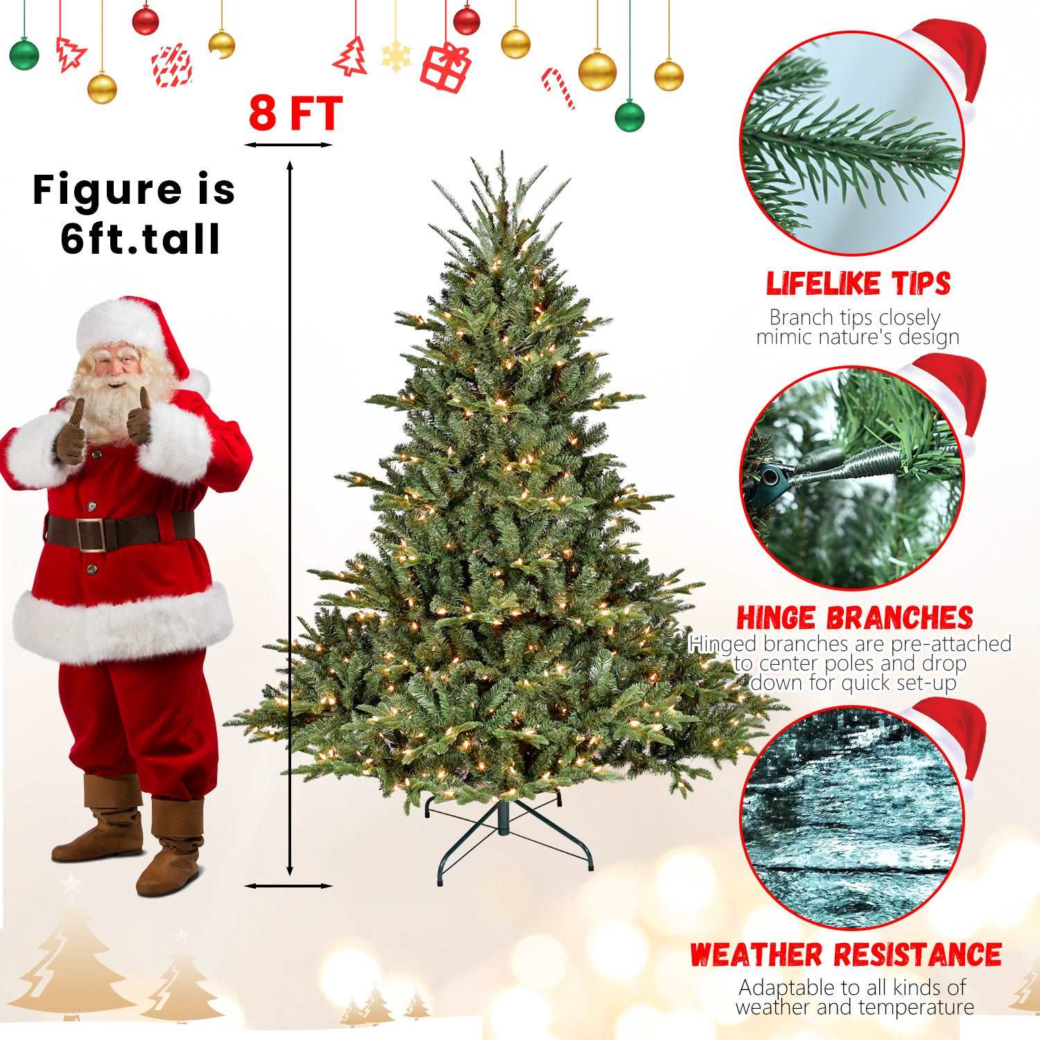 7.5FT Christmas Tree Simulate