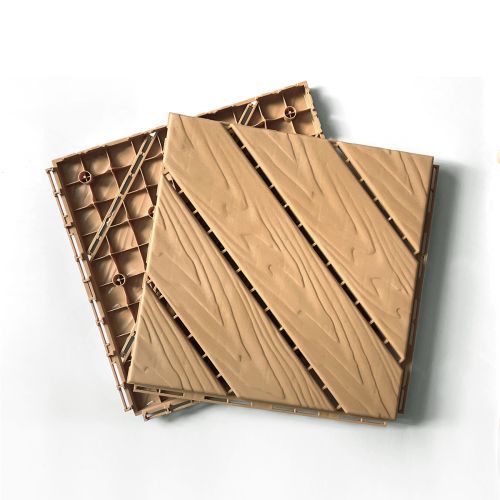 35pcs Plastic Composite Deck Tiles, 12x12in