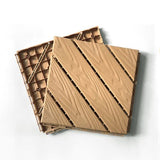 35pcs Plastic Composite Deck Tiles, 12x12in
