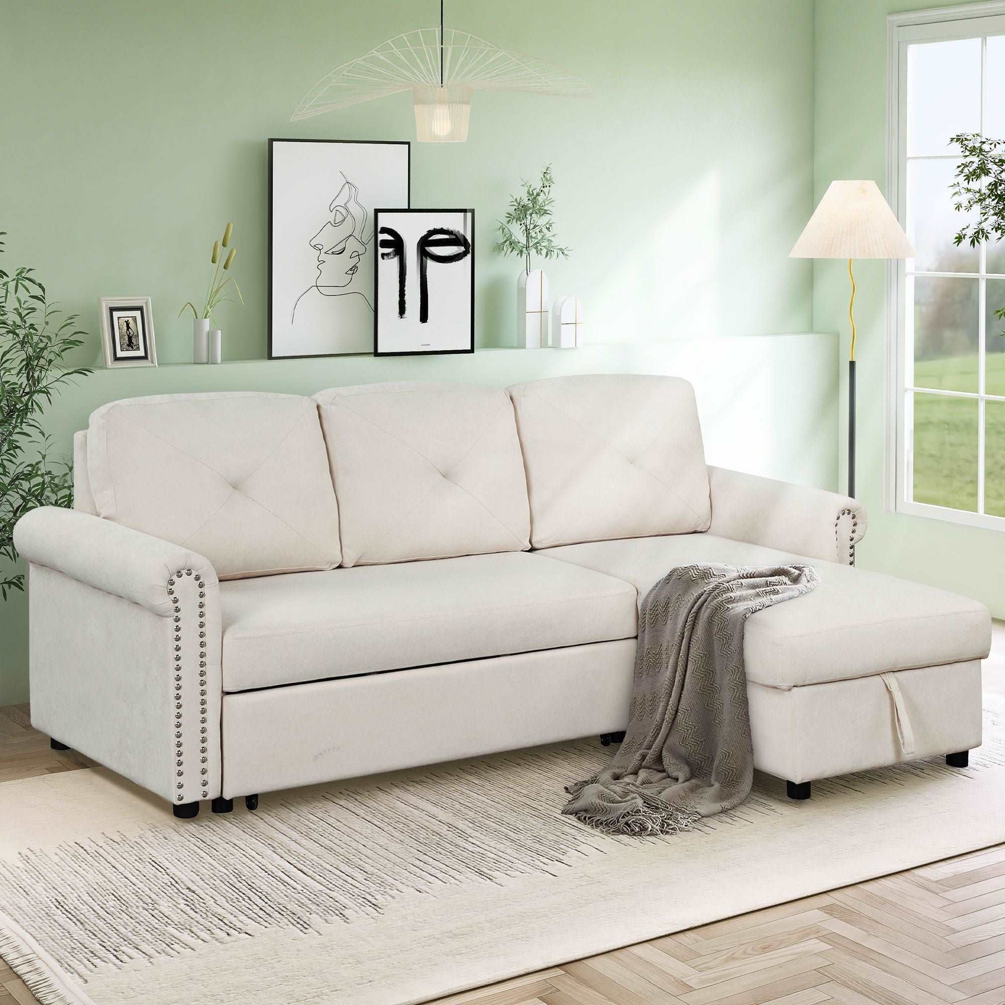 83" Convertible Sleeper Sofa