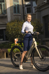 Electric Bike – 40 Miles Range, 25 MPH Max Speed, Desert Sand, All-Terrain E-Bike