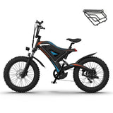 AOSTIRMOTOR Electric Bicycle – 500W Motor, 20" Fat Tire, 48V/15Ah Li-Battery, S18-MINI