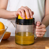 Manual Hand Squeezer Lime Press with Strainer Built-in