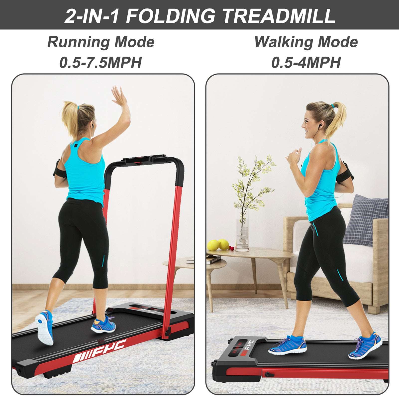 2 in 1 Under Desk Treadmill
