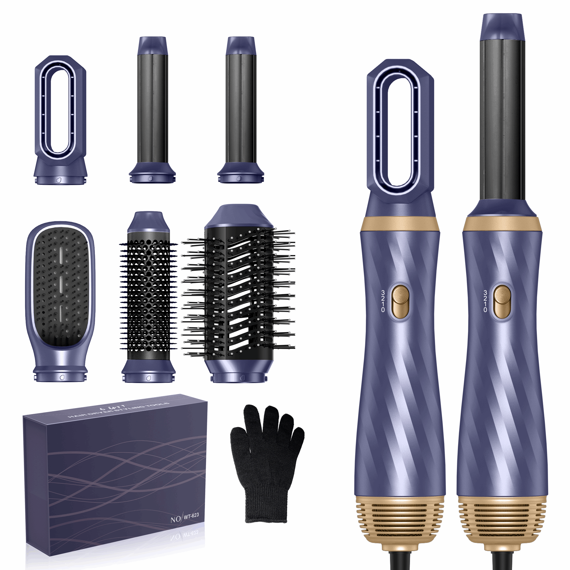 5 in 1 Detachable Hair Brush Dryer