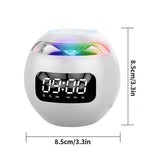 Bluetooth 5.0 Speaker with LED Digital Alarm Clock