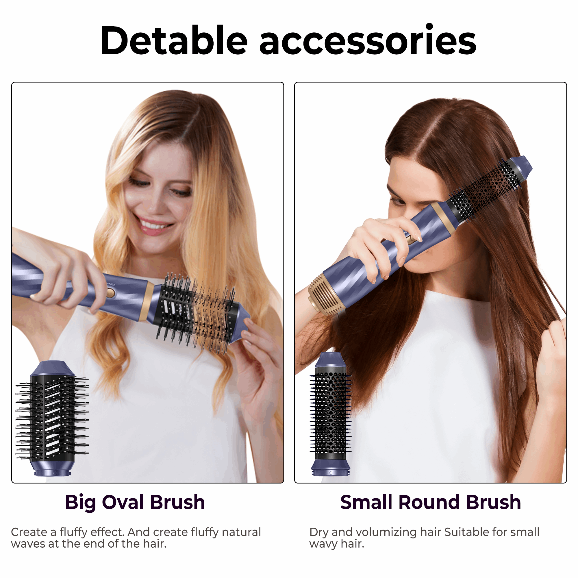 5 in 1 Detachable Hair Brush Dryer