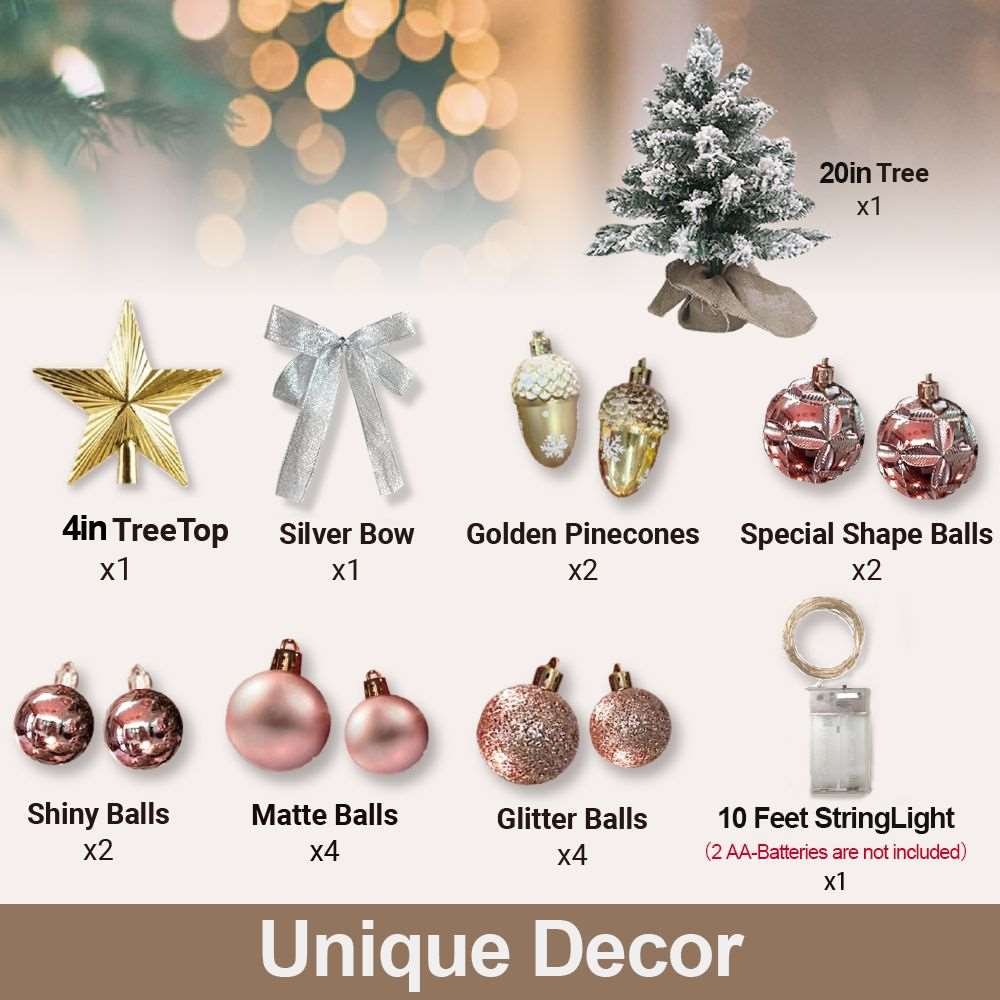 22in Mini Christmas Tree with Light