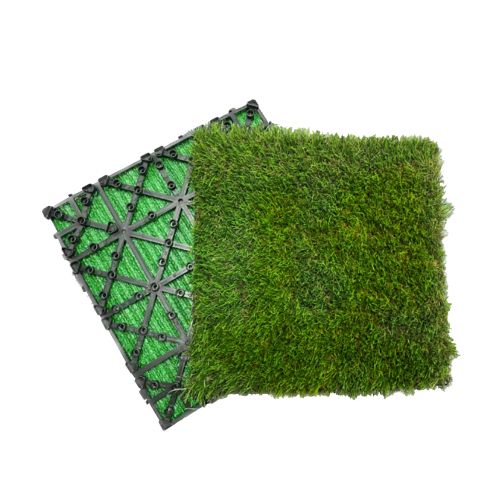 35pcs Artificial Grass Turf Tiles, 12x12in