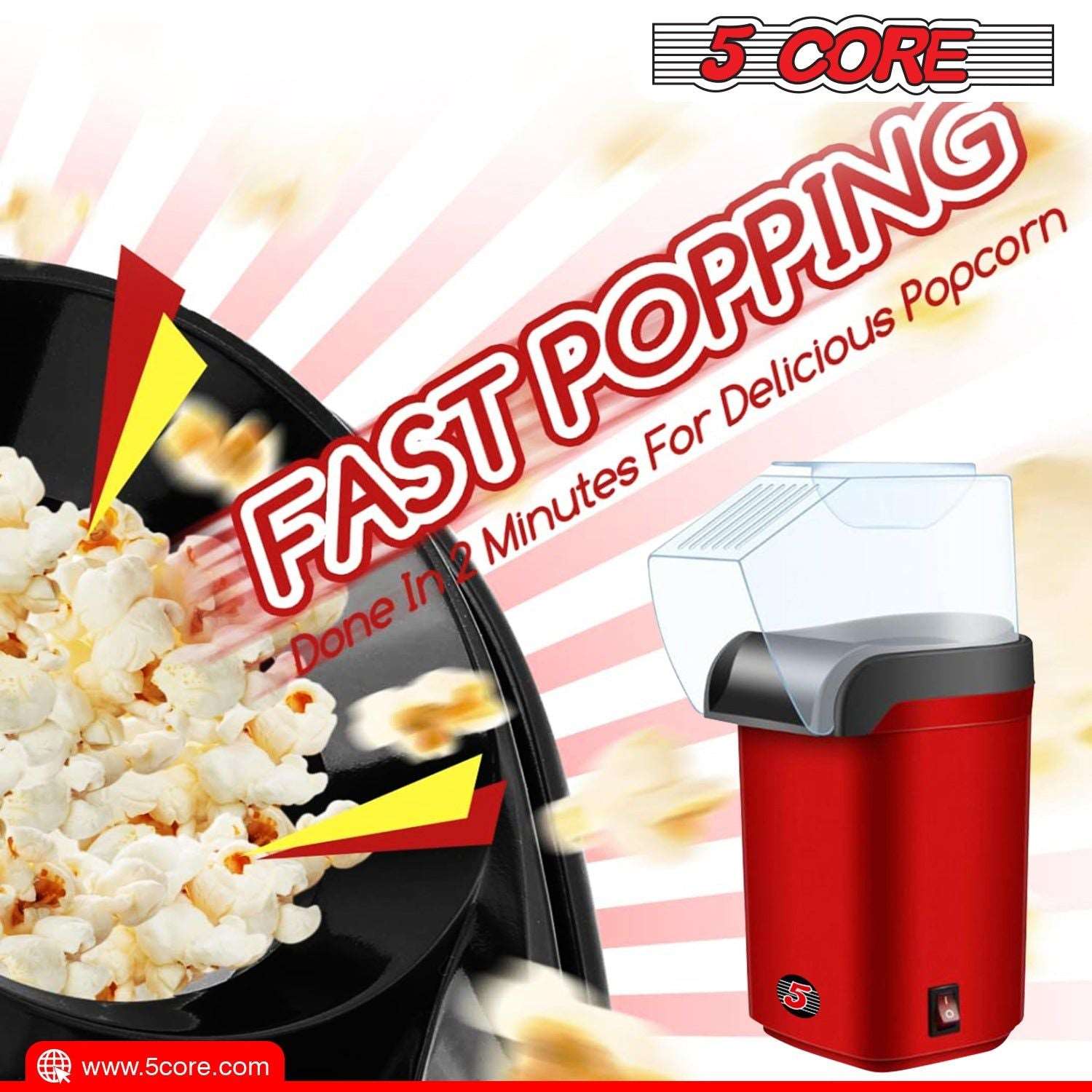 16-Cup Hot Air Popcorn Maker