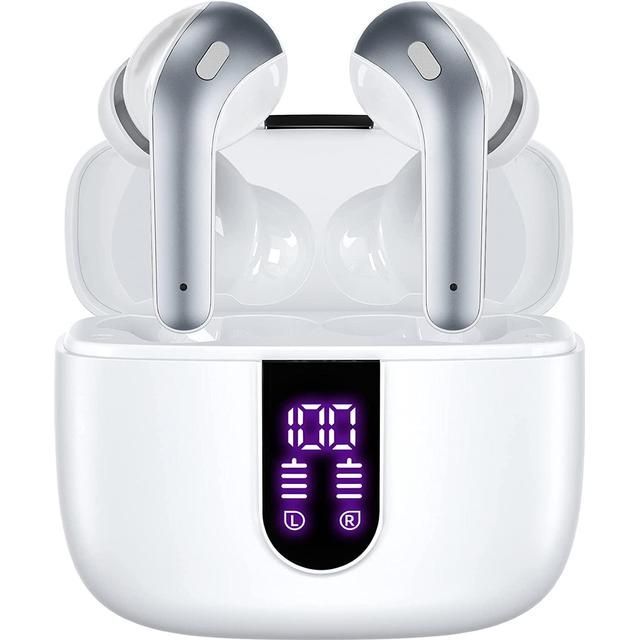 Earbuds with Digital Display Case