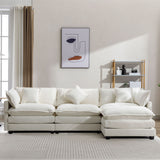 L-Shape Sofa with Ottoman