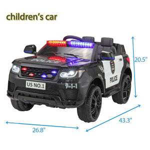 12V Kid Ride on Police Car