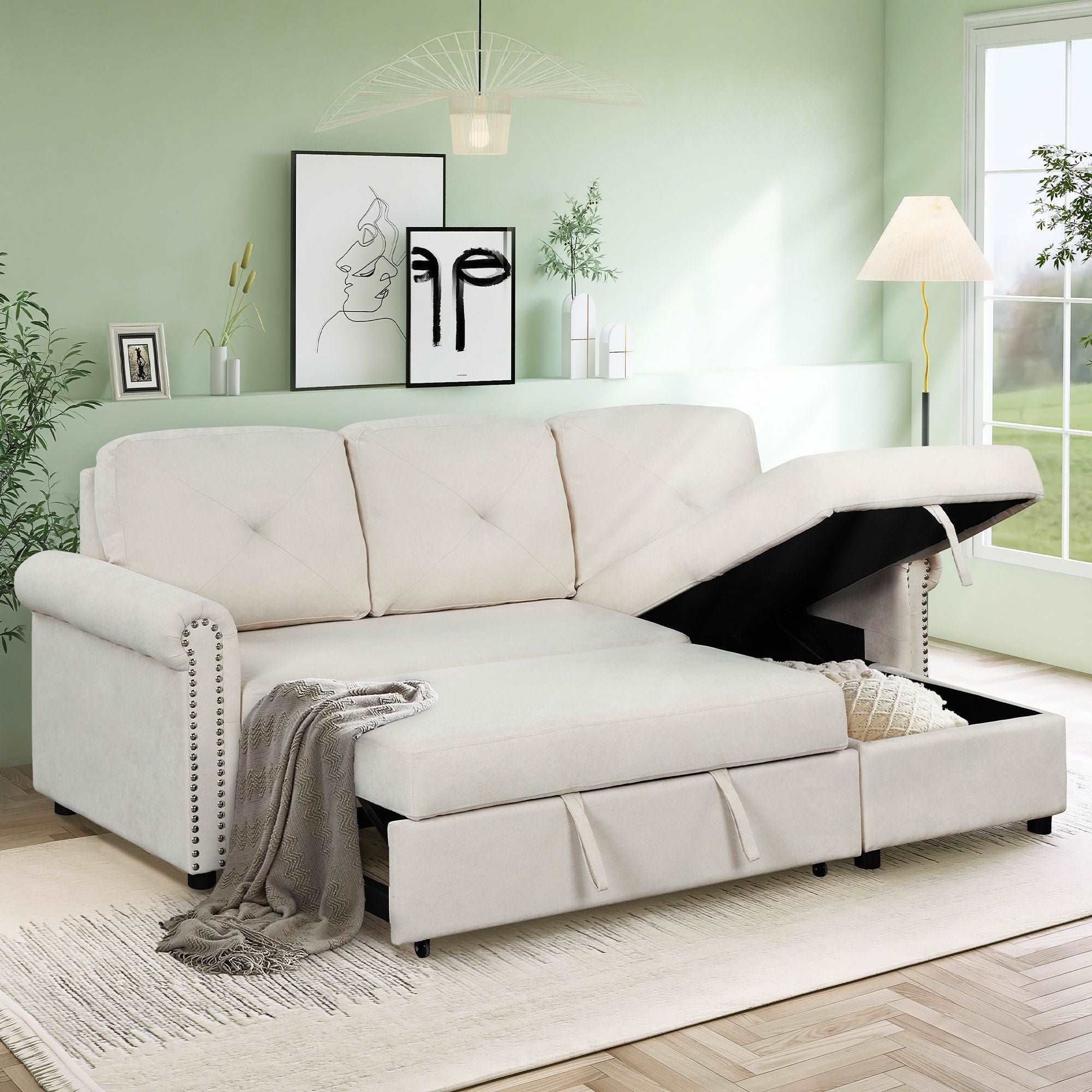 83" Convertible Sleeper Sofa