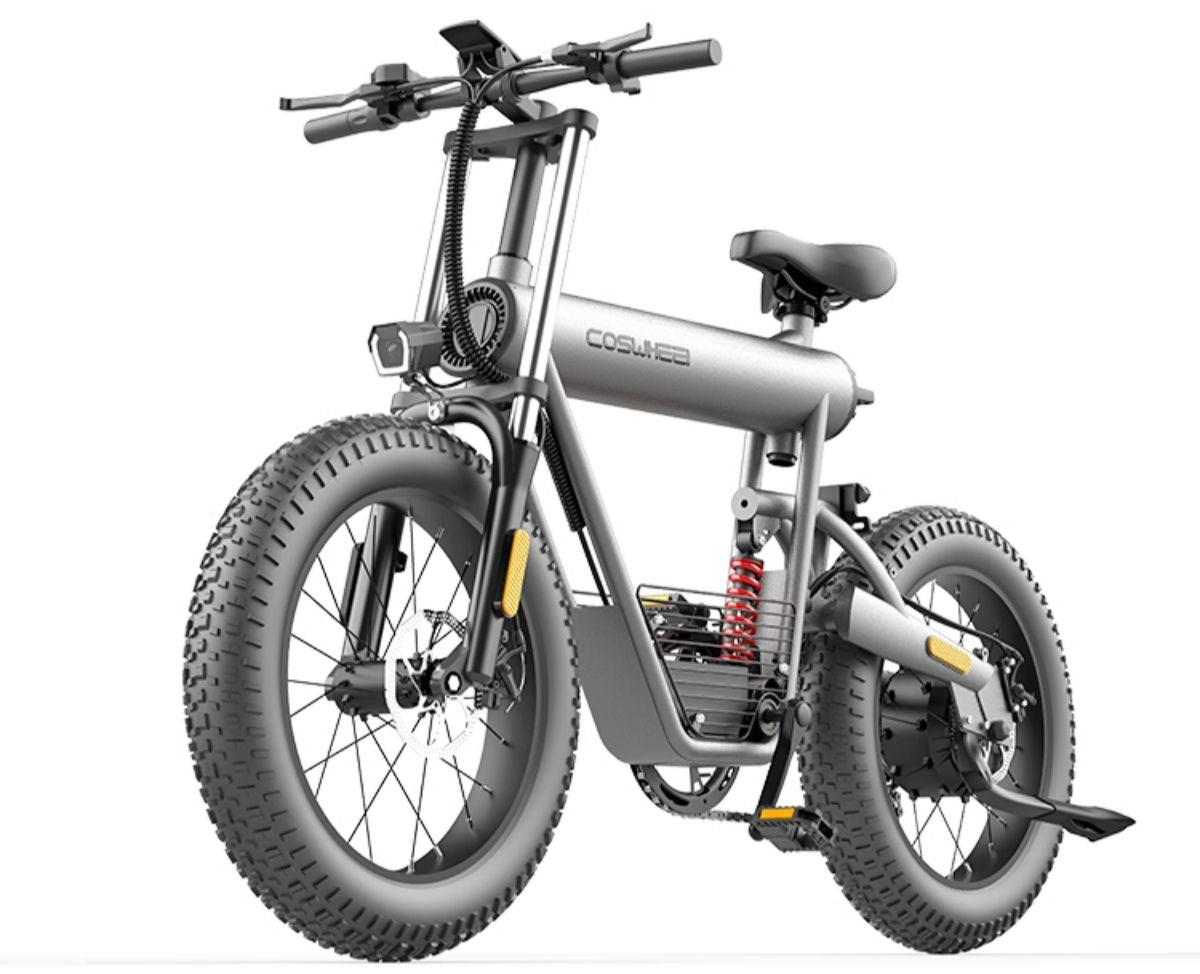 Road E-Bike 500W – 20x4.0 Fat Tires, 48V Battery, Shimano 7-Speed for City & Off-Road