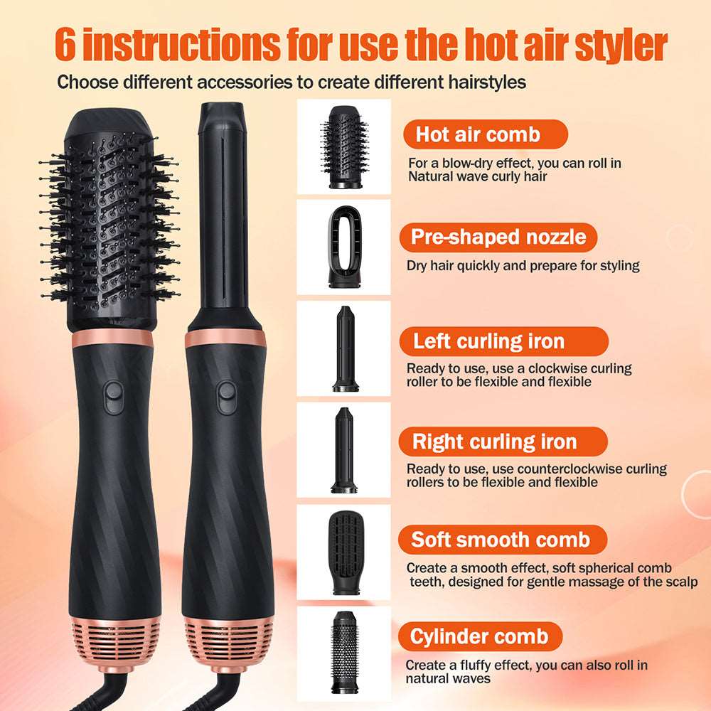5 in 1 Detachable Hair Brush Dryer