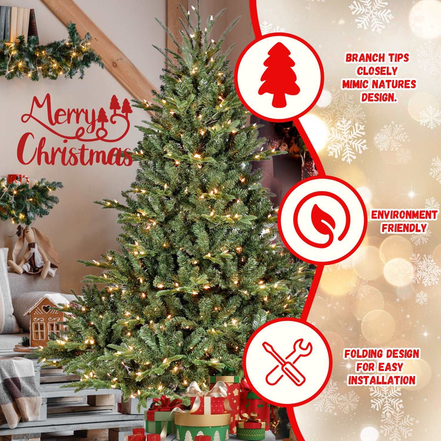 7.5FT Christmas Tree Simulate