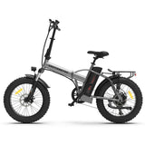 AOSTIRMOTOR Folding Electric Bike – 750W Motor, 20" Fat Tire, 48V/12.5Ah Li-Battery, Beach & Snow Bicycle A30