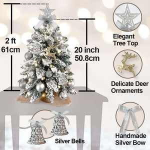 22in Tabletop Christmas Tree with Lights