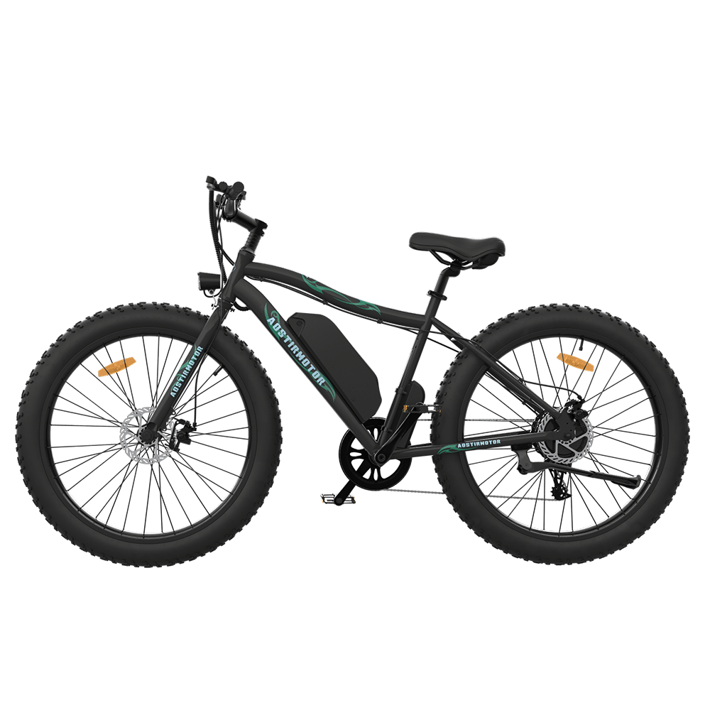 26" Electric Fat Tire Bike - 500W Motor, 36V 13Ah Battery, All-Terrain E-Bike