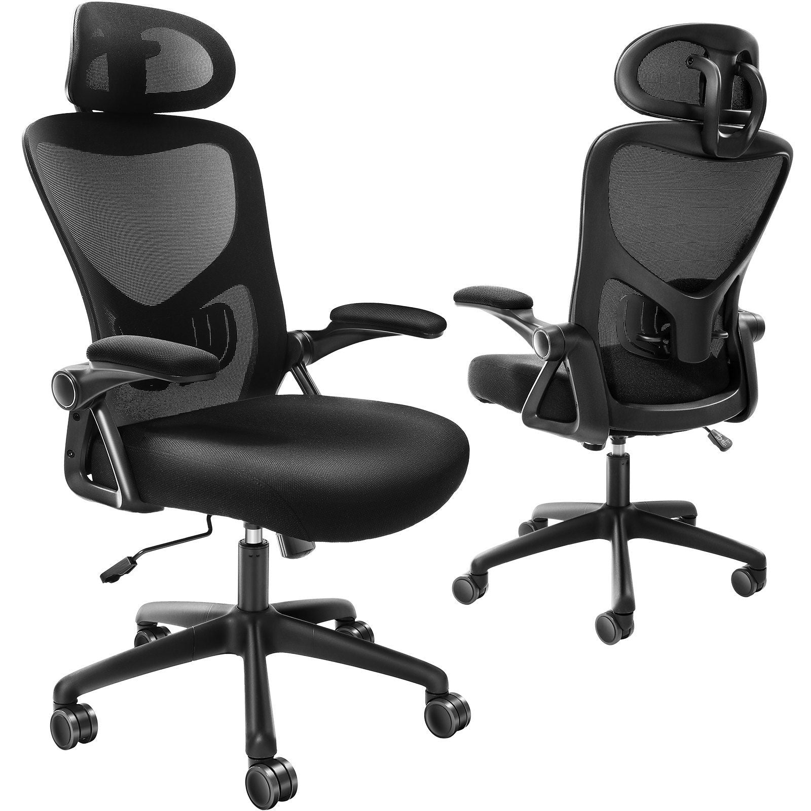 Office Chair with Adjustable Lumbar Support