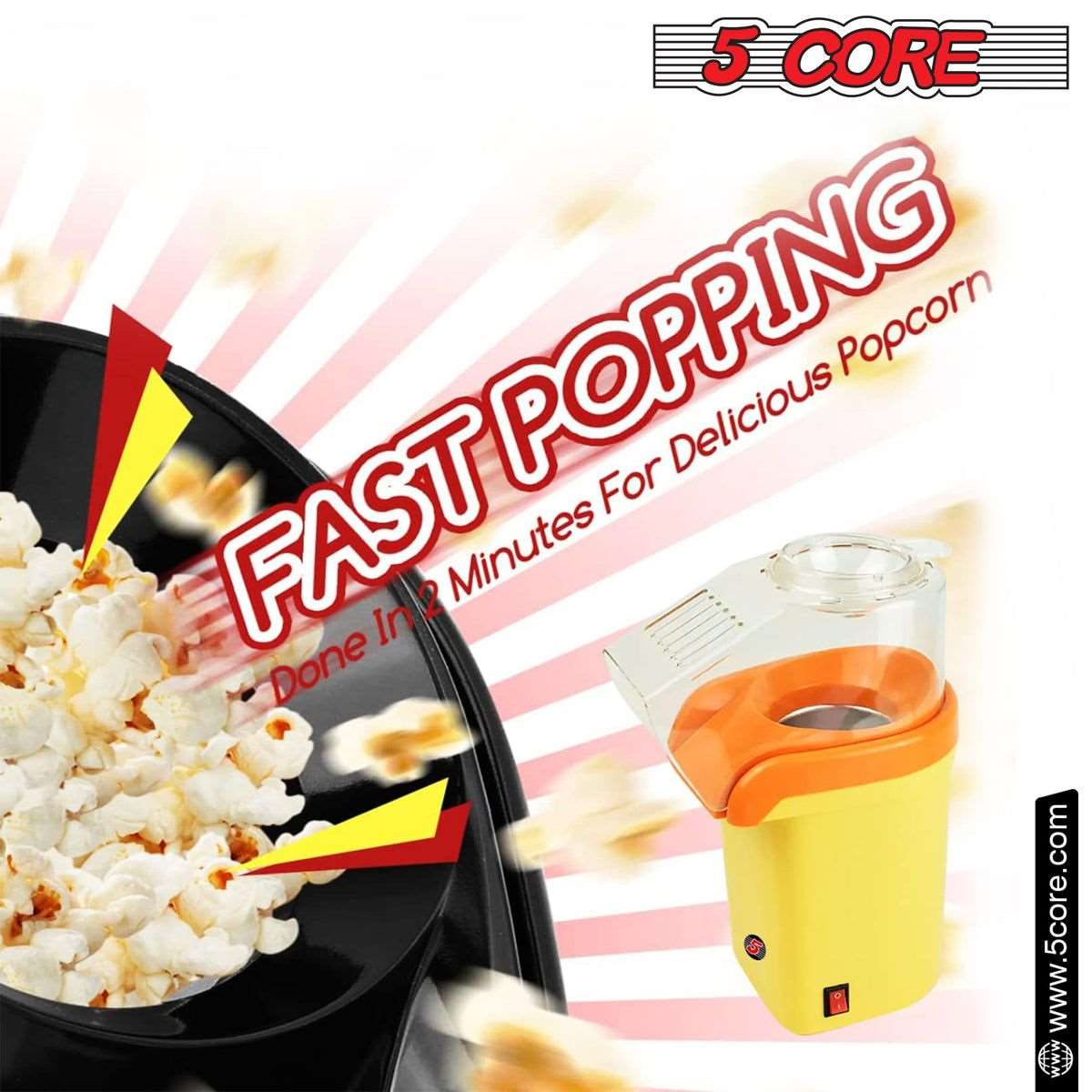 16-Cup Hot Air Popcorn Maker