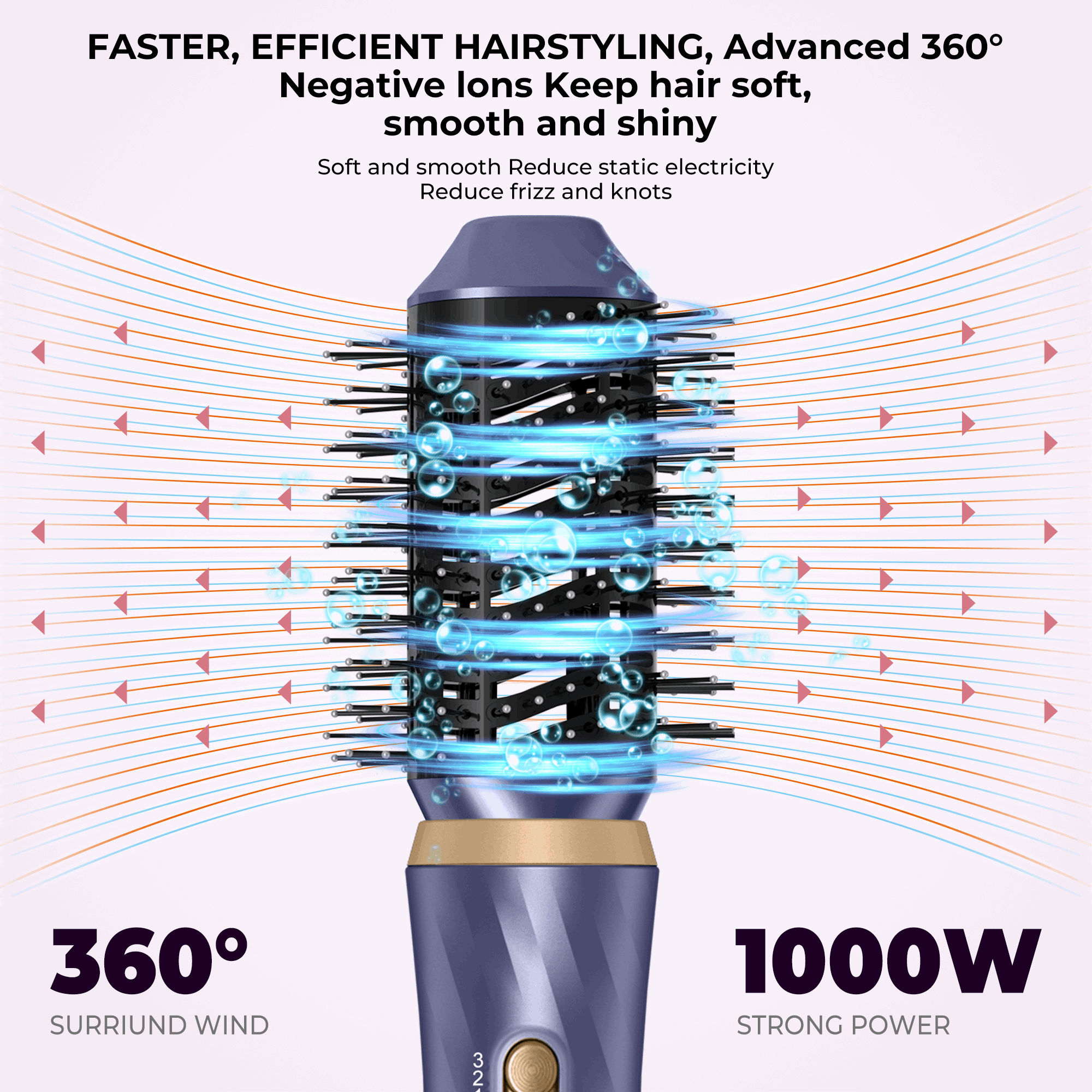 5 in 1 Detachable Hair Brush Dryer