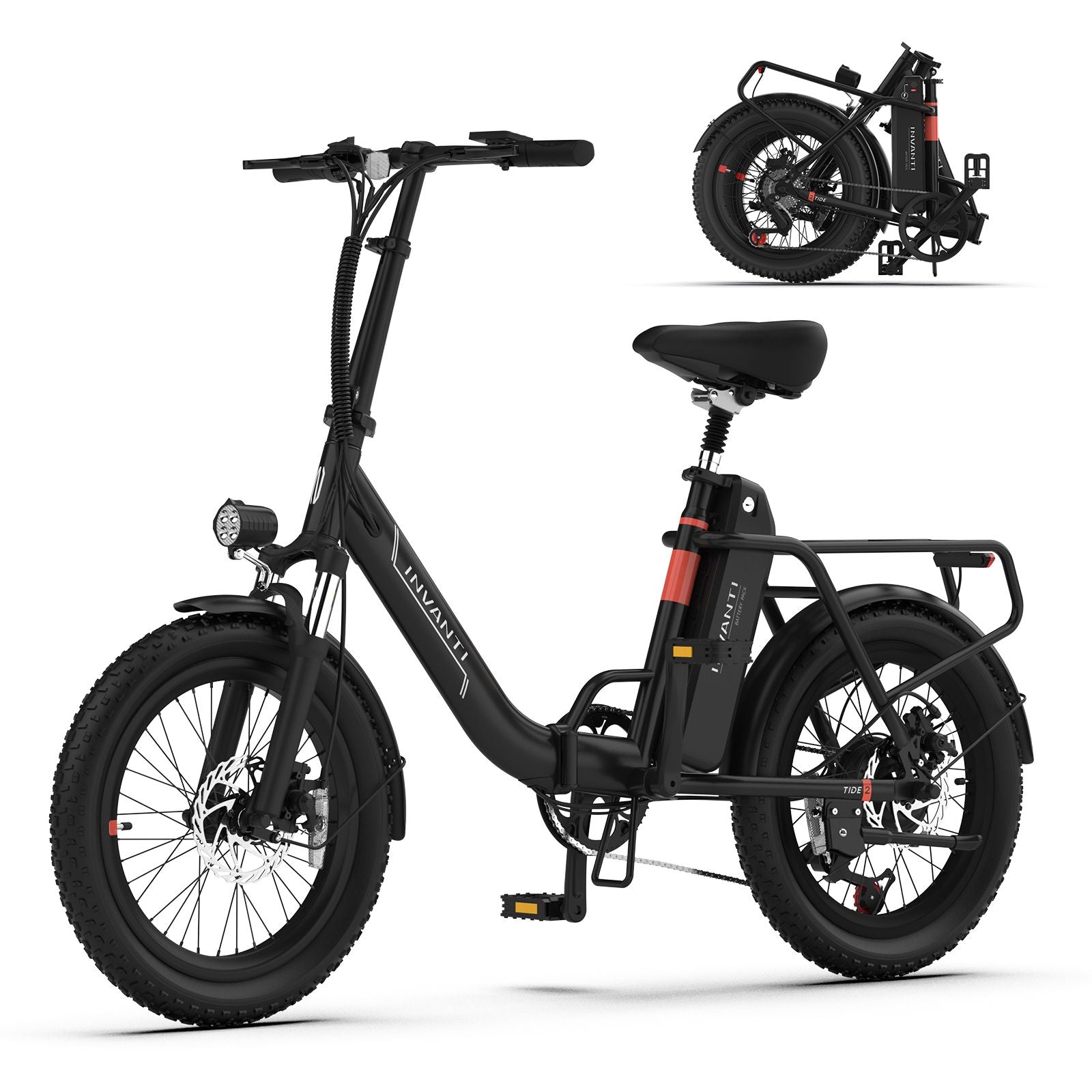 EB11 Electric Bike – 500W Folding E-Bike, 48V 10.4AH Battery, 7-Speed Shimano Electric Bicycle