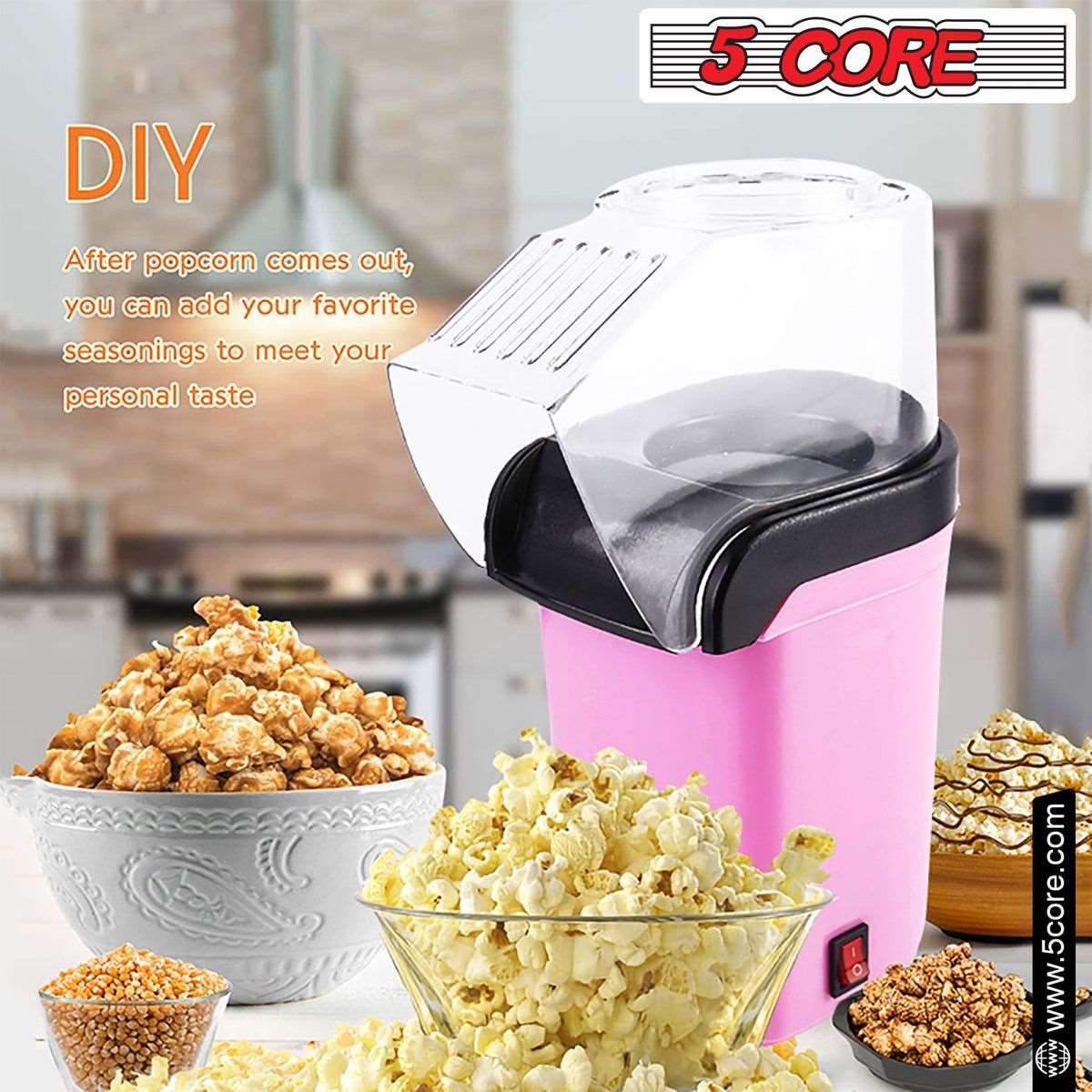 16-Cup Hot Air Popcorn Maker