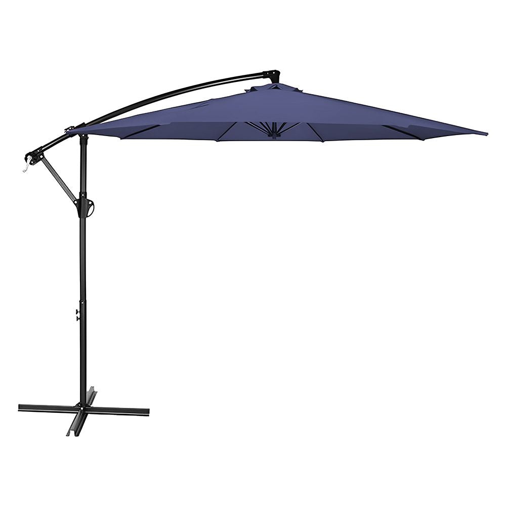 10 ft. Steel Patio Umbrella with Crank Lift