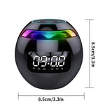 Bluetooth 5.0 Speaker with LED Digital Alarm Clock