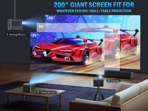 5G WiFi Mini Bluetooth Projector